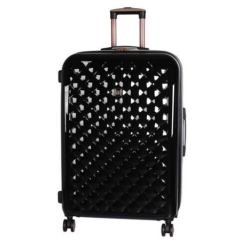 Buy it Luggage Large Expandable 8 Wheel Hard Suitcase Black Suitcases Argos