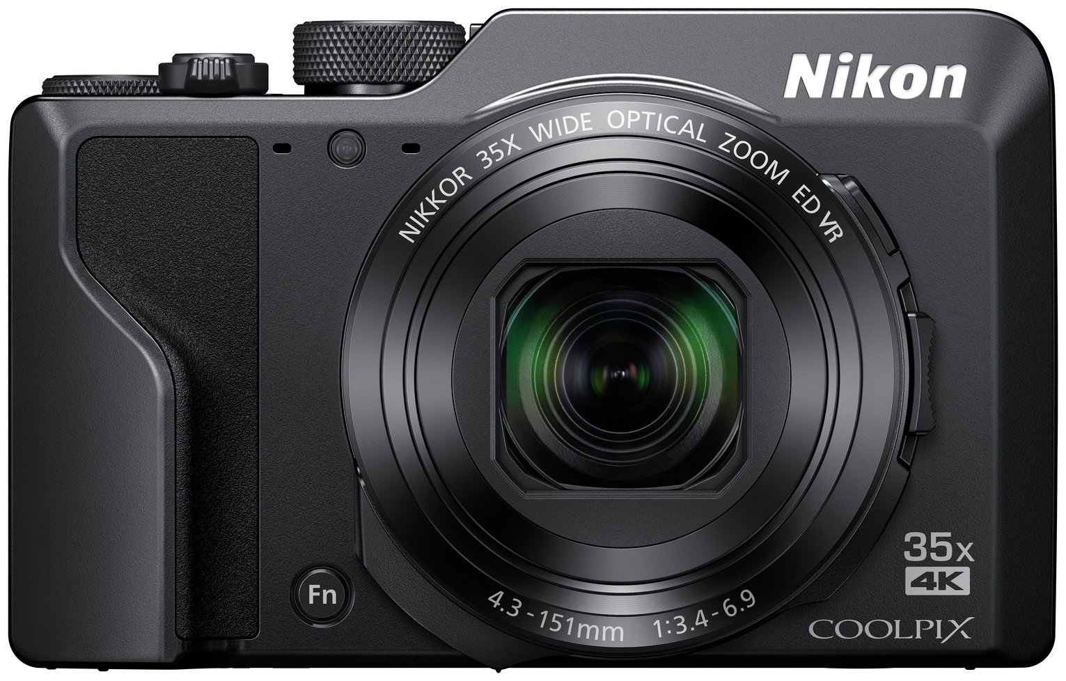 Nikon Coolpix A1000 16MP 35x Zoom Bridge Camera - Black