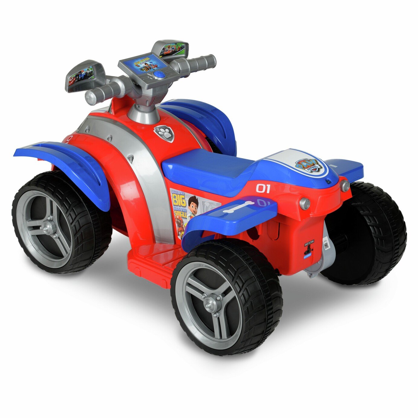 paw patrol electric quad bike