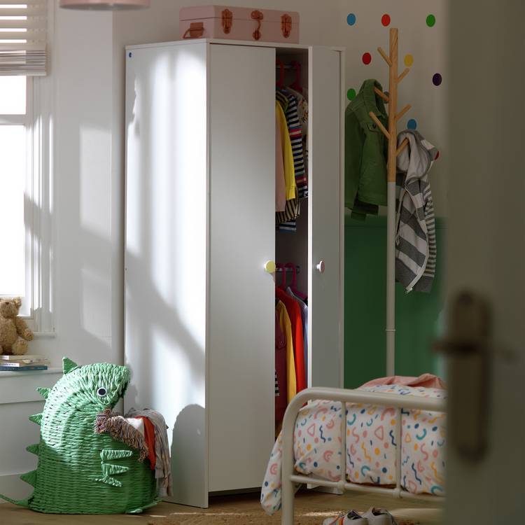 Argos Home Kids Juno 2 Door Wardrobe - White 0