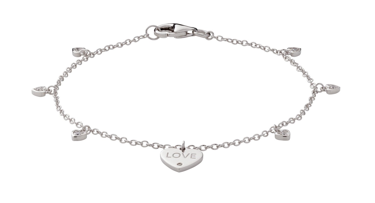 Moon & Back Sterling Silver Love Charm Bracelet Review