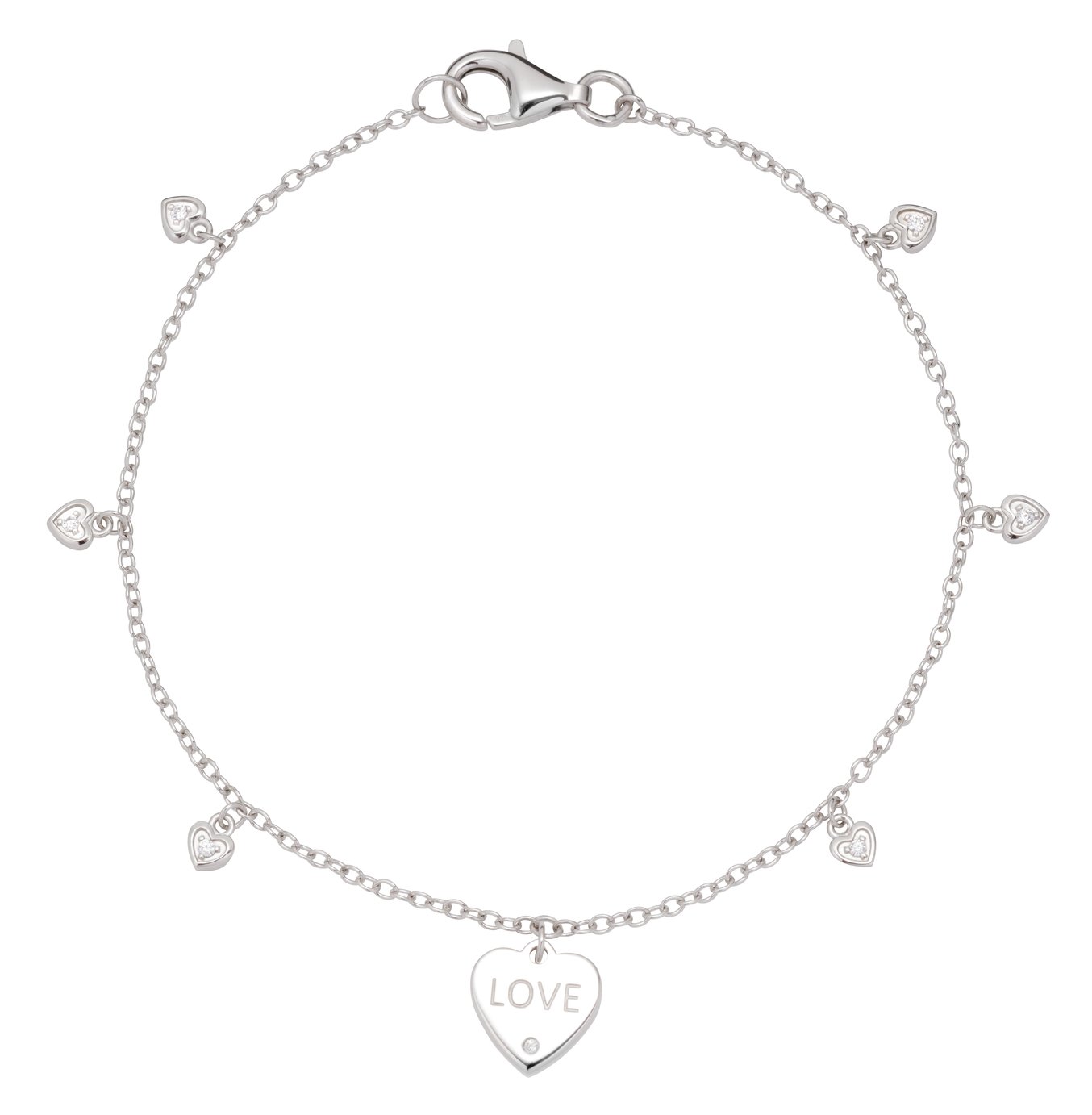 Moon & Back Sterling Silver Love Charm Bracelet Review