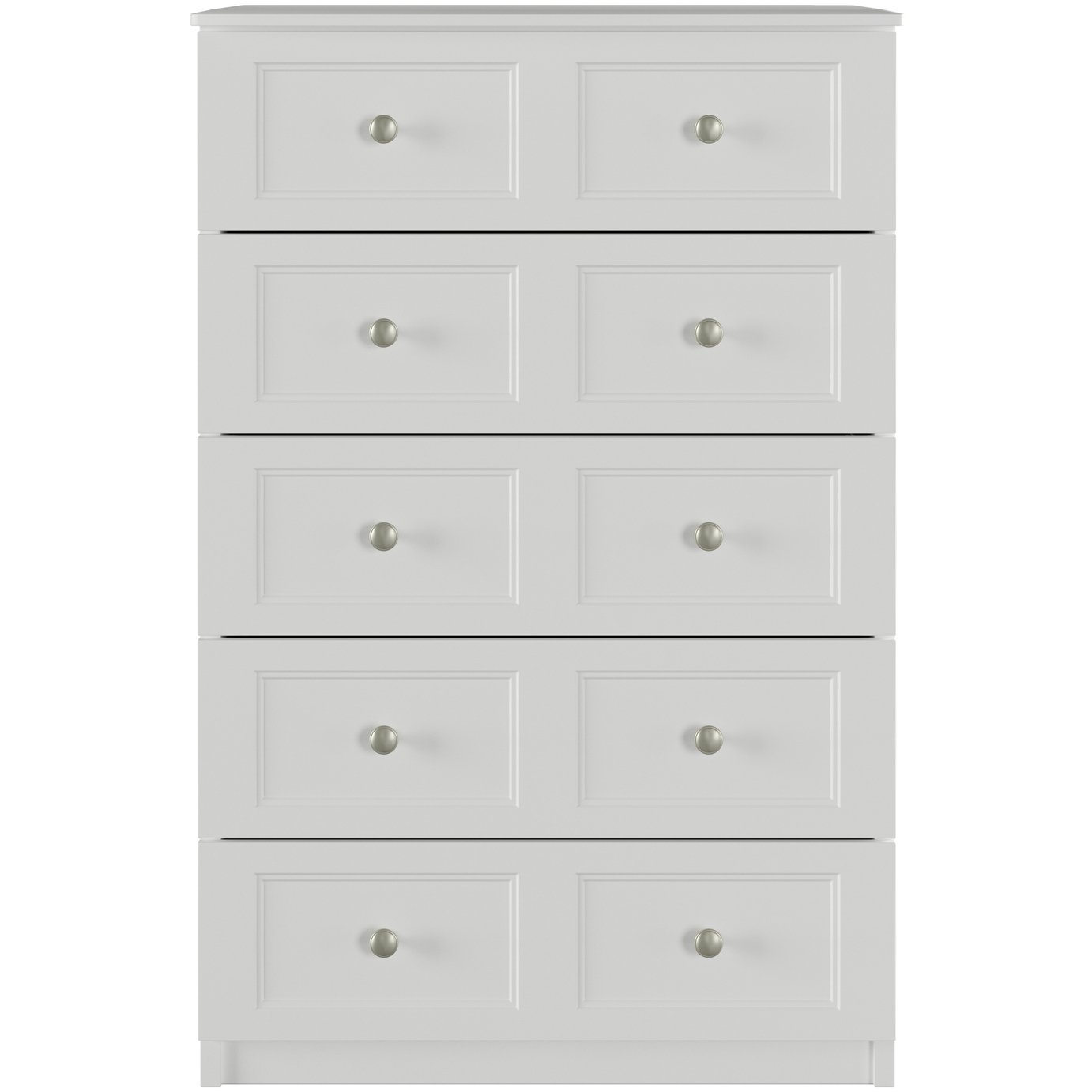 One Call Bexley 5 Drawer Chest of Drawers - White