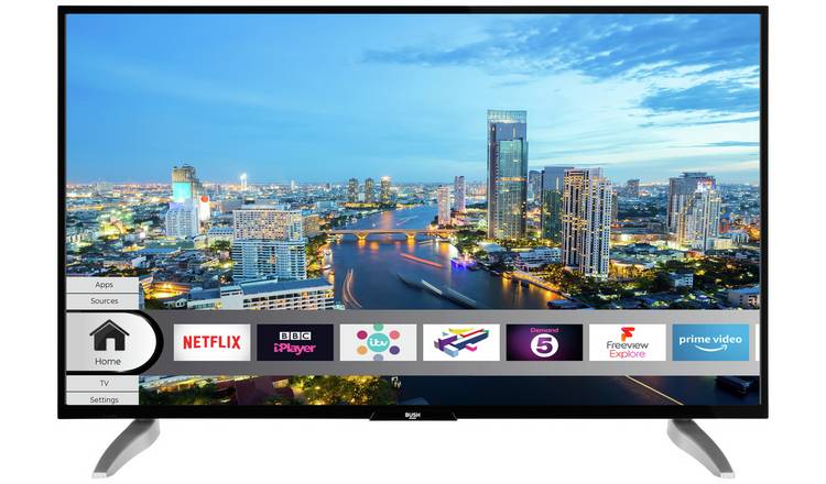 Buy Bush 43 Inch Smart 4k Hdr Led Tv Televisions Argos