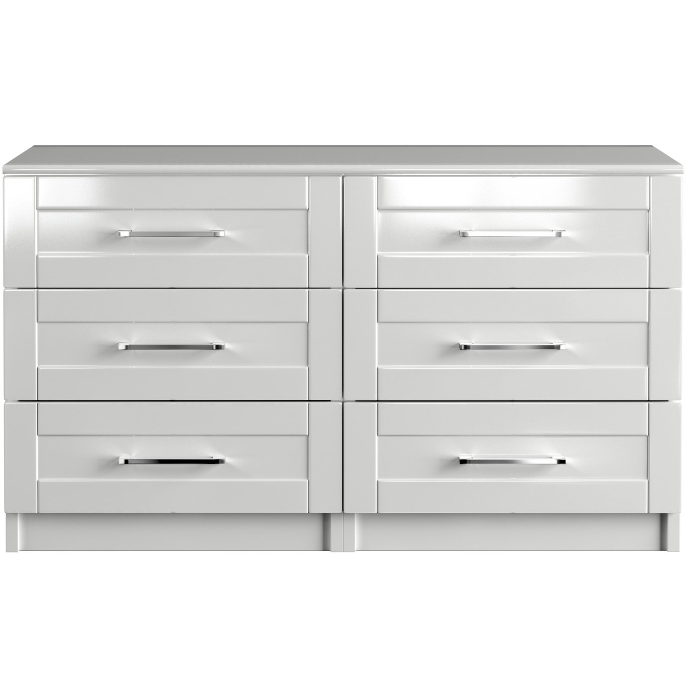 One Call Colby Gloss 3+3 Drawer Chest of Drawers Review