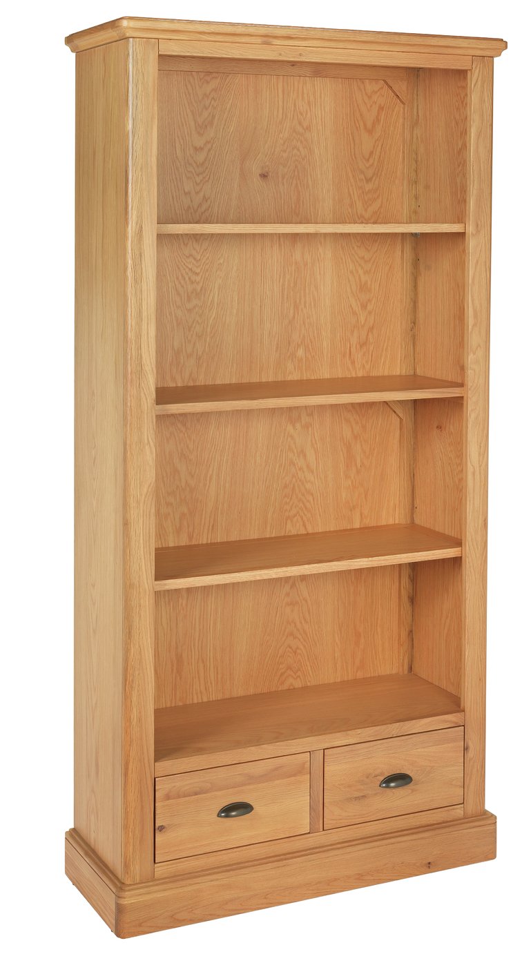 Argos Home Oakham Large 2 Drawer Bookcase