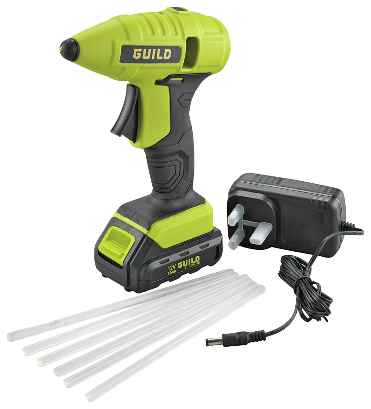 Guild Cordless Glue Gun with 24 Glue Sticks