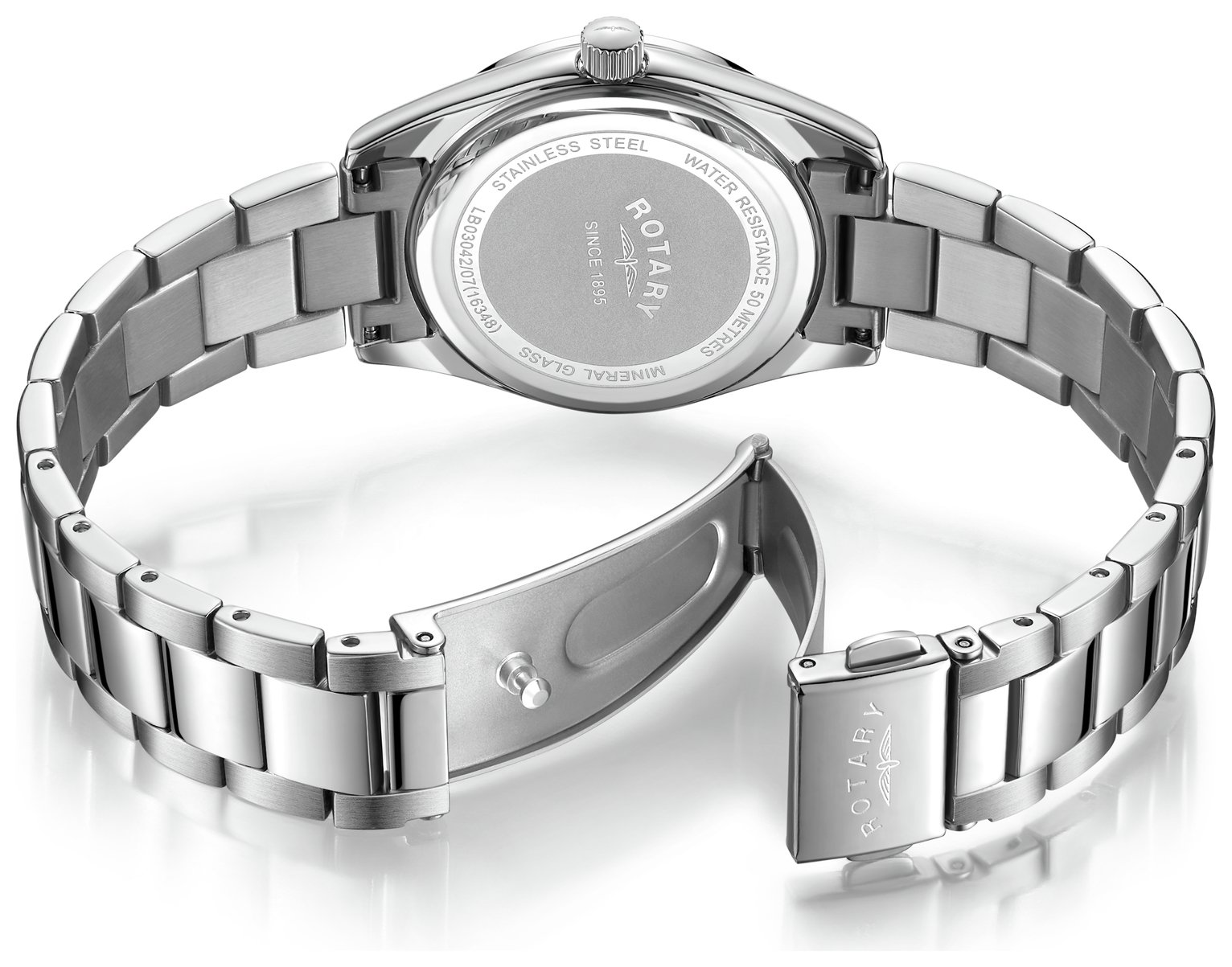 Rotary Mother of Pearl Dial Ladies Stainless Steel Watch Reviews