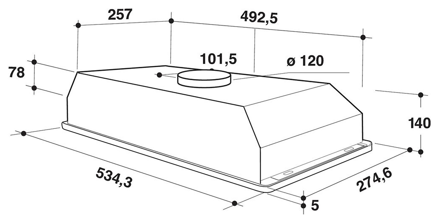 Hotpoint PCT64FLSS 53.40cm Integrated Cooker Hood Reviews
