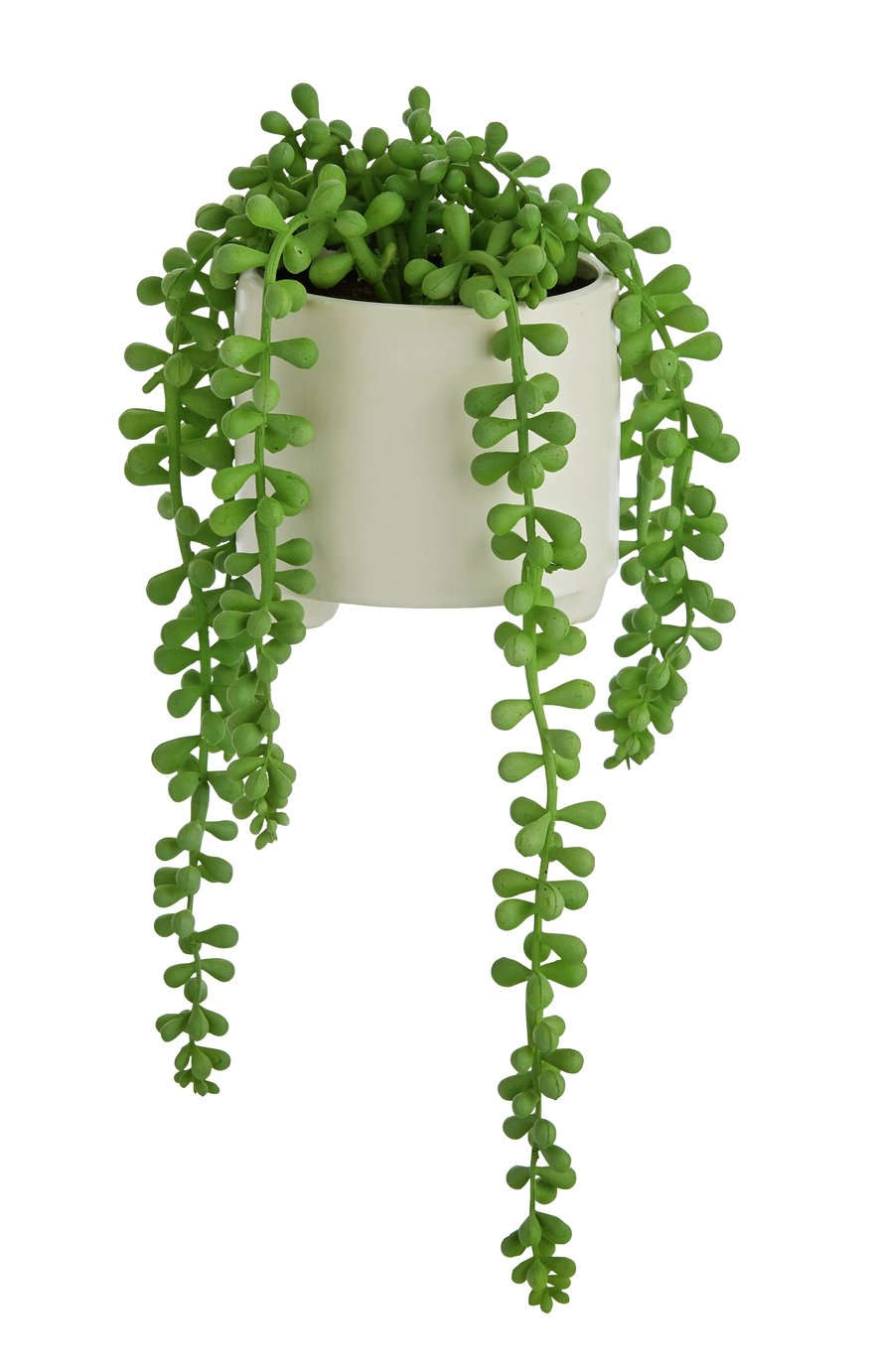 Habitat Artificial Trailing House Plant in Ceramic Pot