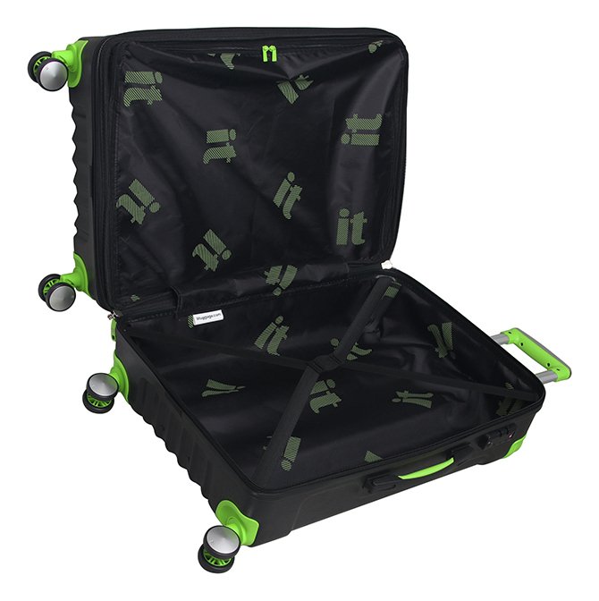 it luggage green suitcase