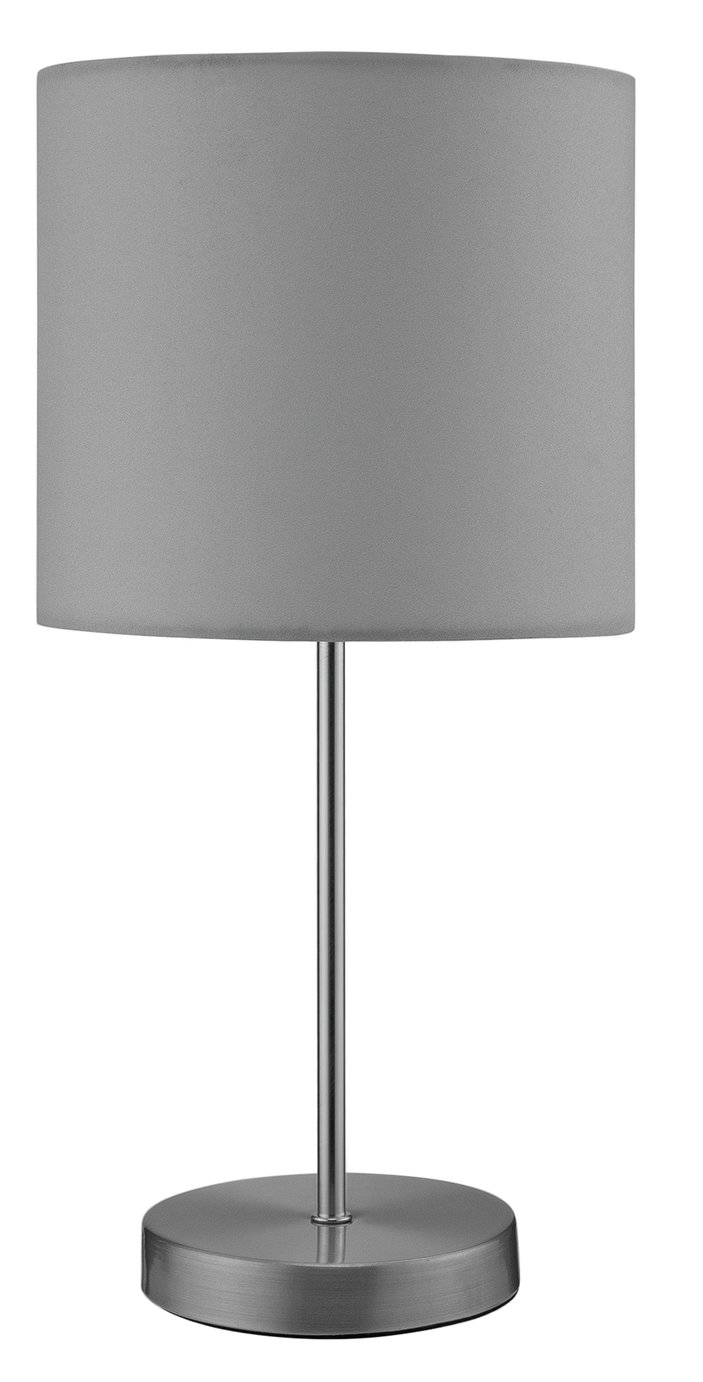 Argos Home Dove Grey Satin Stick Table Lamp Reviews