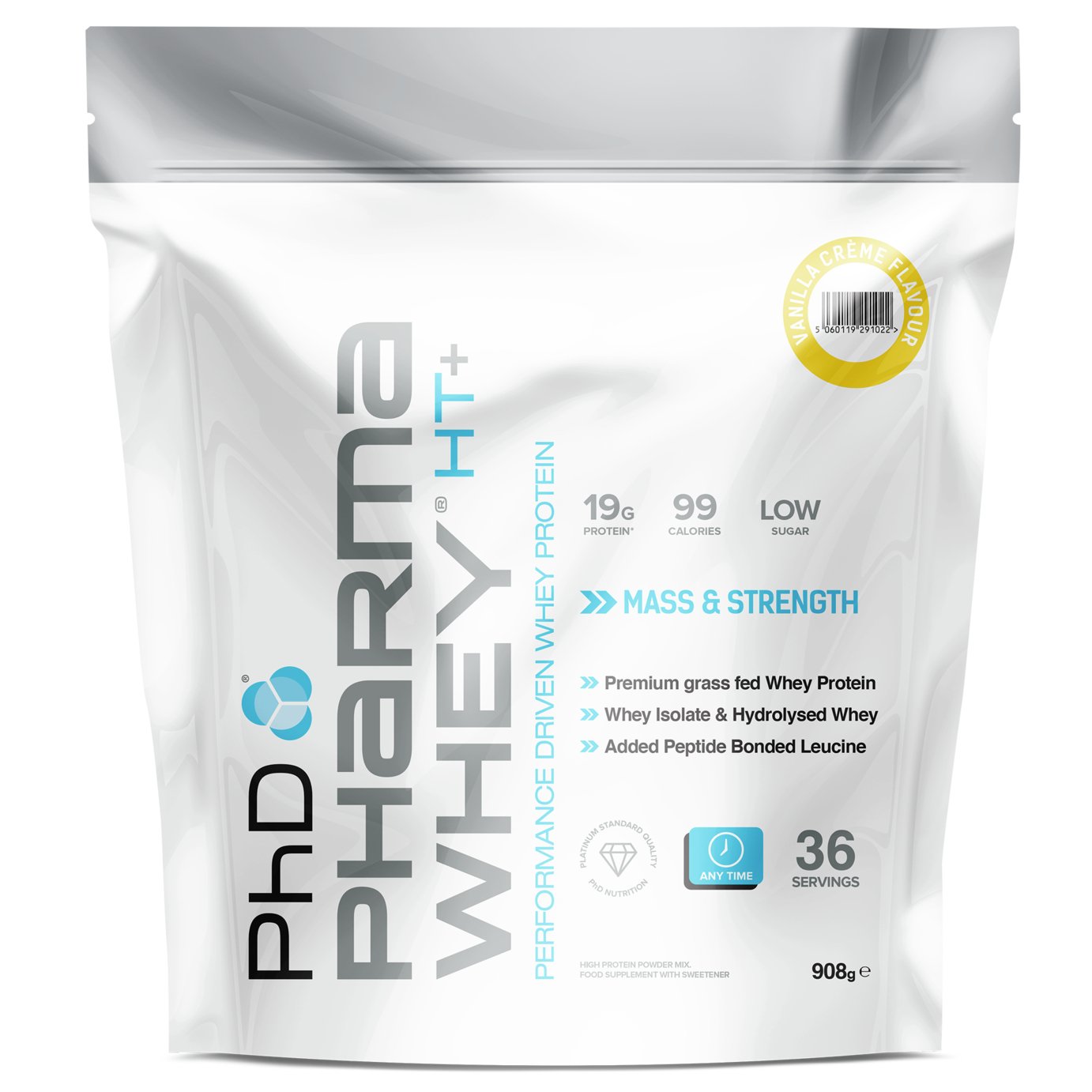 PHD Vanilla Creme Whey HT+ 908g