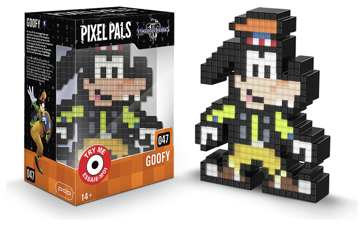 Pixel Pals: Kingdom Hearts Light-Up Figure - Goofy