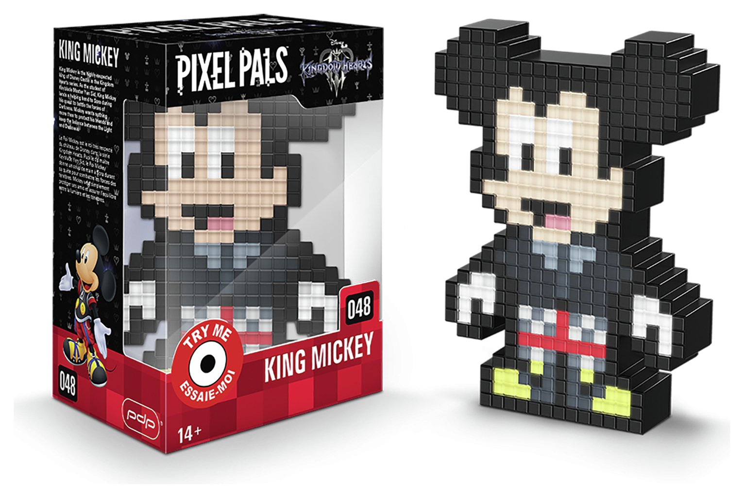 Pixel Pals: Kingdom Hearts Light-Up Figure - Mickey Mouse