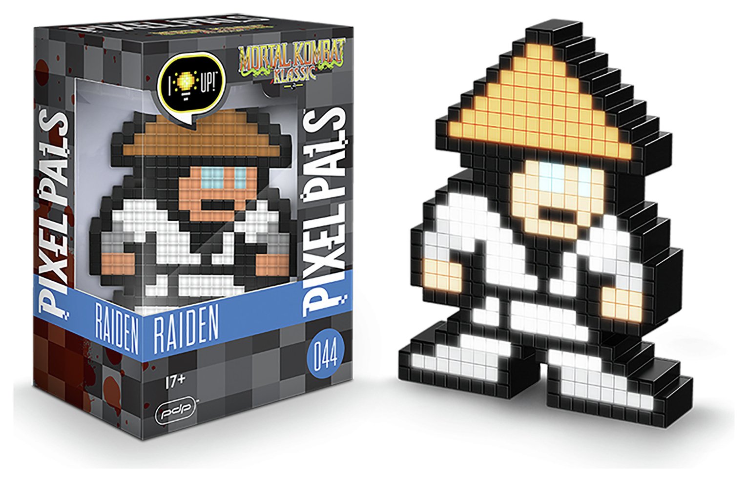 Pixel Pals: Mortal Combat Light-Up Figure - Raiden