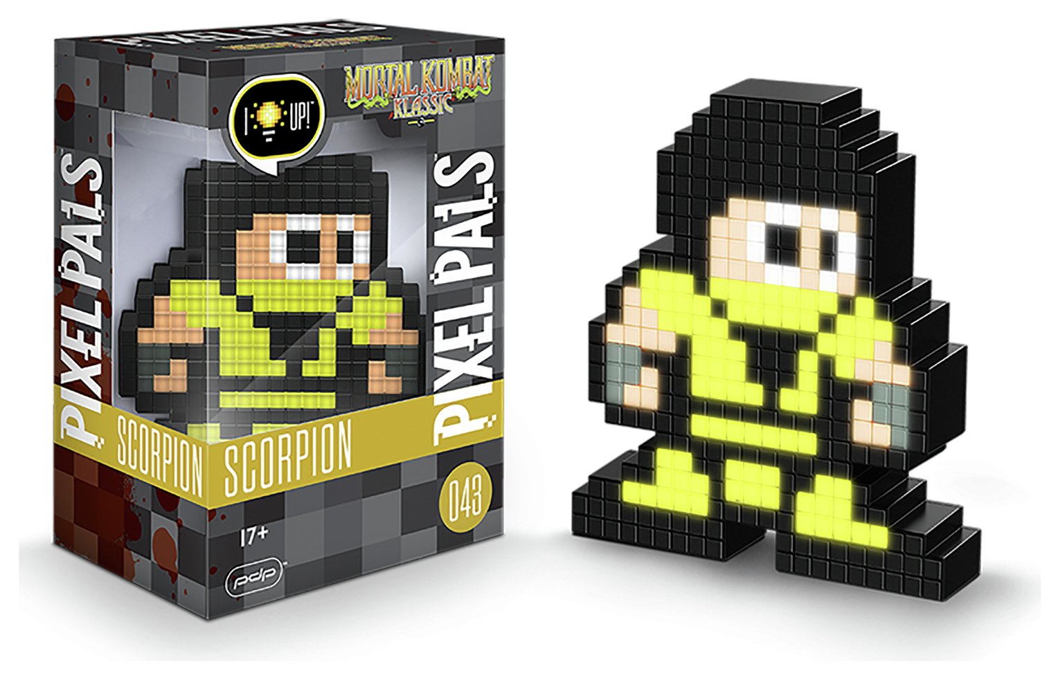 Pixel Pals: Mortal Kombat Light-Up Figure - Scorpion
