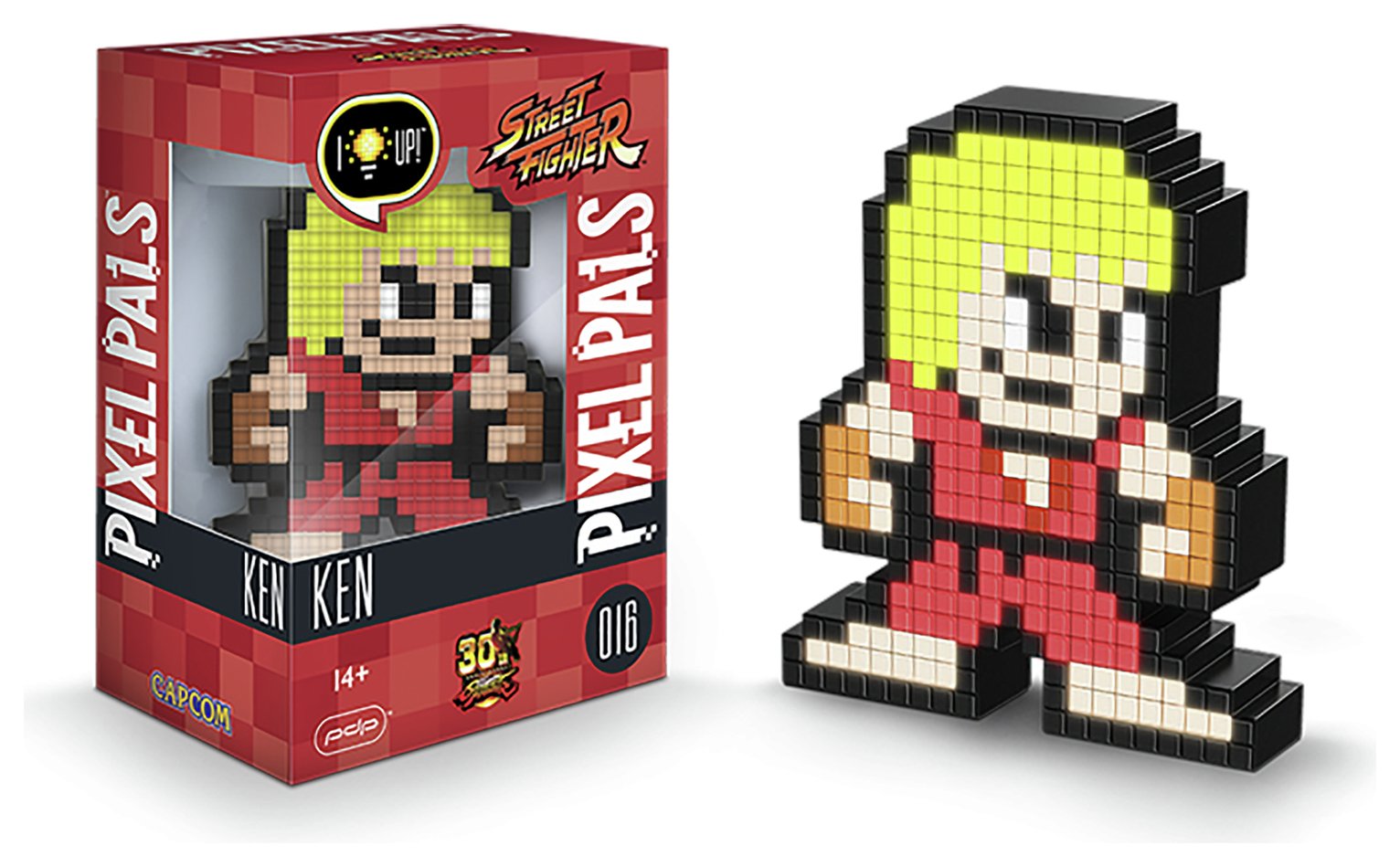 Pixel Pals: Street Fighter Light-Up Figure - Ken