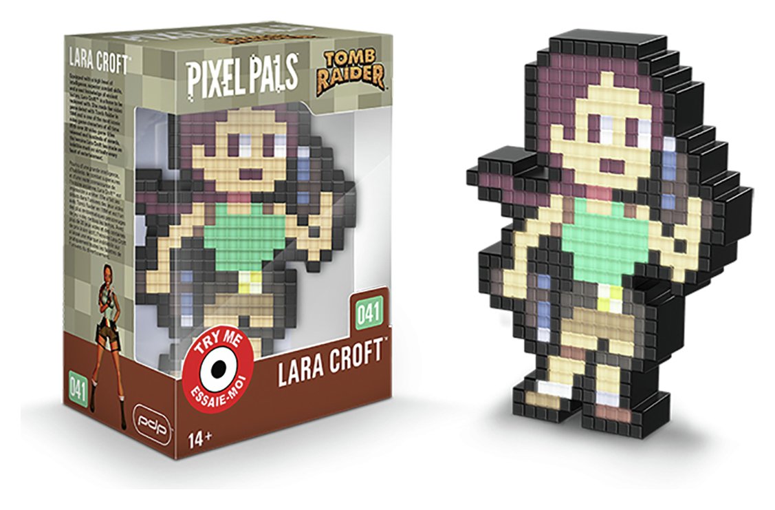 Pixel Pals: Tomb Raider Light-Up Figure - Lara Croft