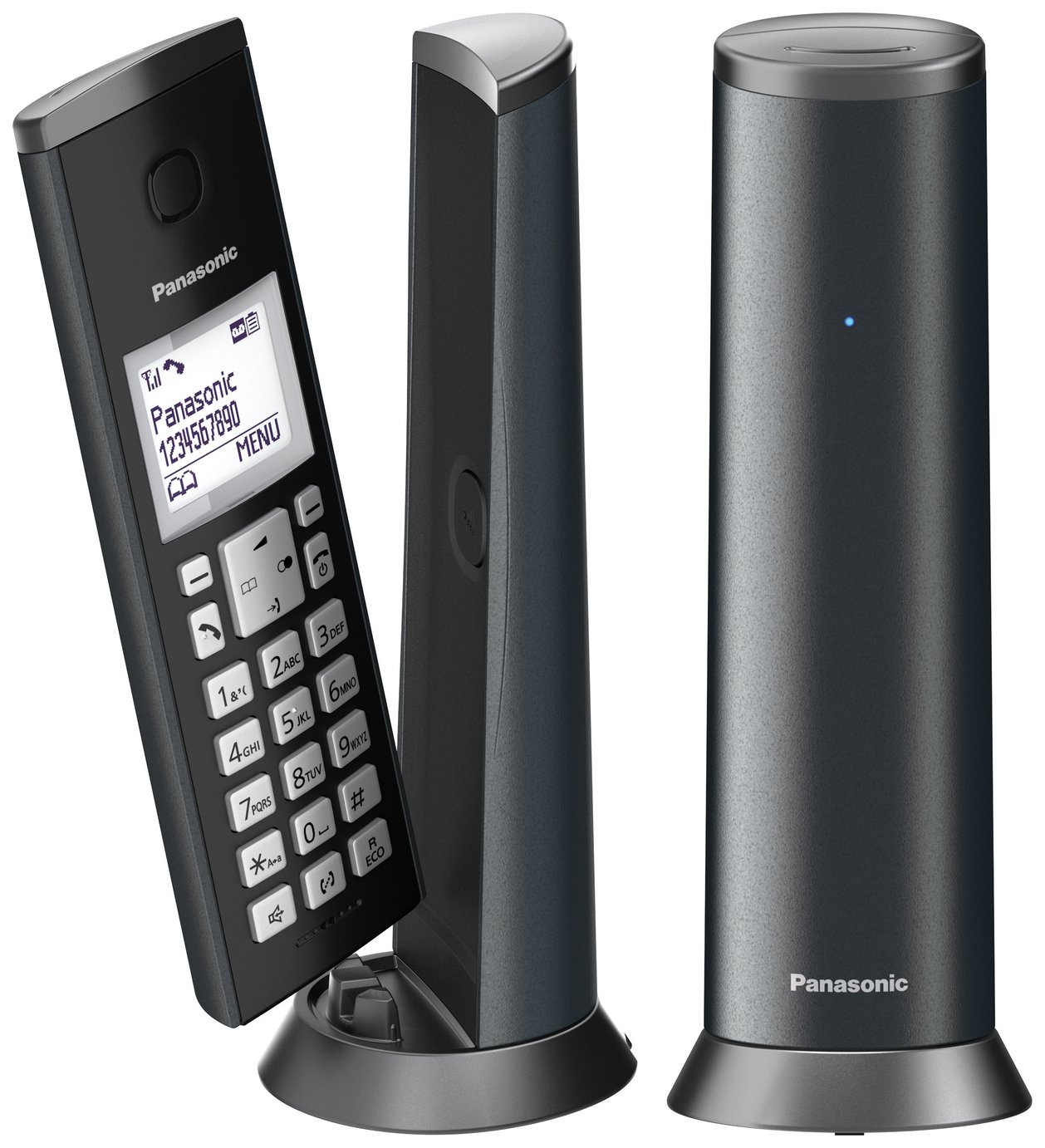 Panasonic KX-TGK222EM Cordless Telephone Graphite Grey Twin Review