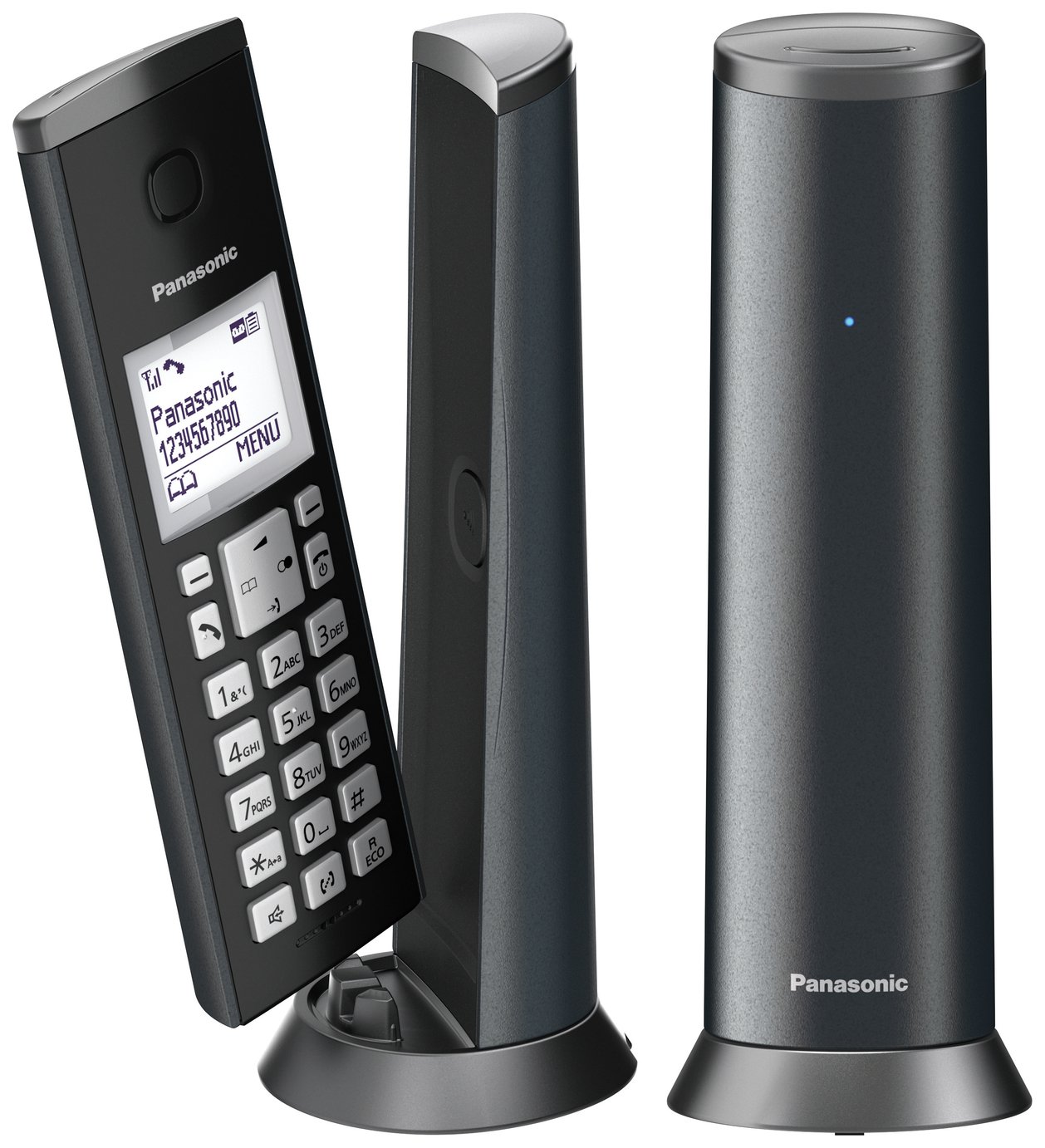 Panasonic KX-TGK222 Cordless Phone with Answer Machine-Twin