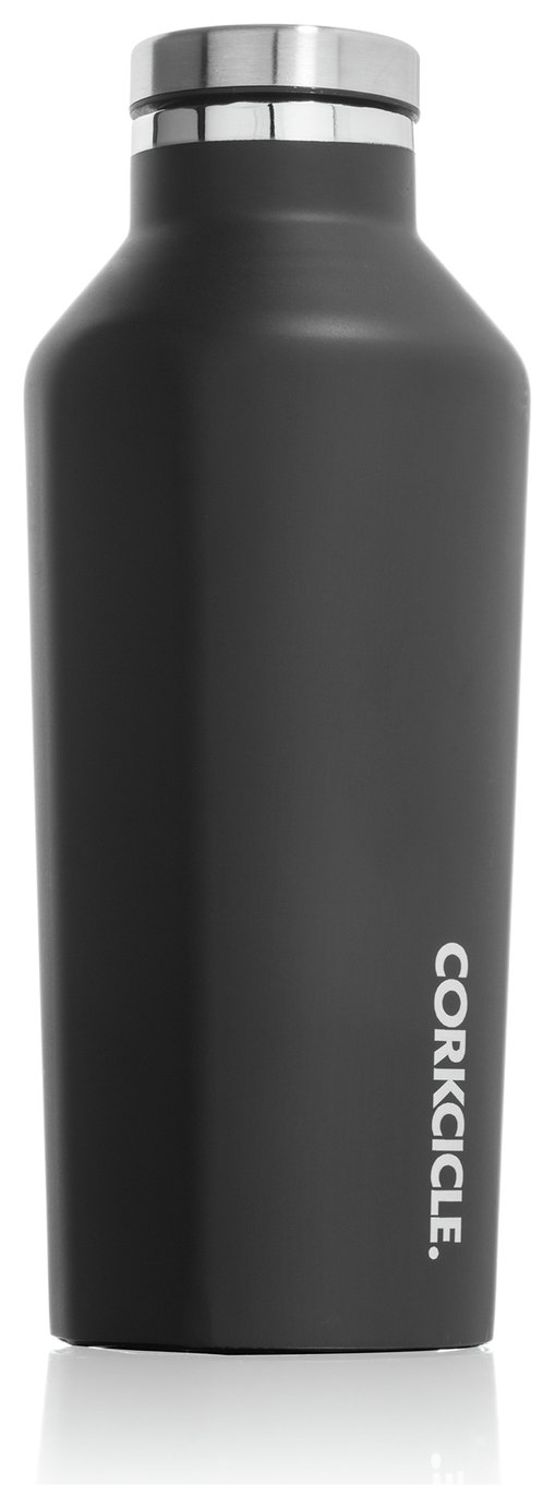 Corkcicle Stainless Steel Matte Black Bottle - 265ml