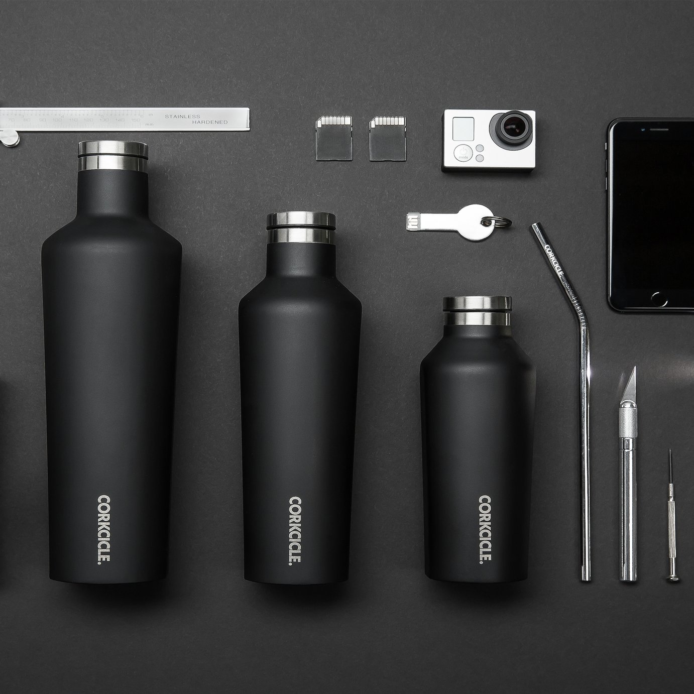 Corkcicle Stainless Steel Matte Black Bottle Review