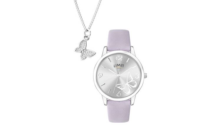 Buy Limit Silver Ladies Watch and Pendant Set Argos