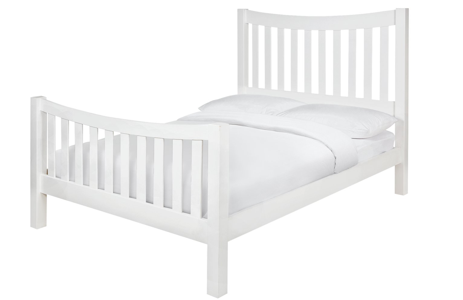 Argos Home Rowan Kingsize Bed Frame - White