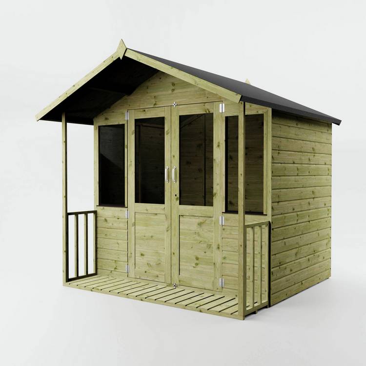 Mercia Wooden Traditional Summerhouse - 7 x 7ft 0