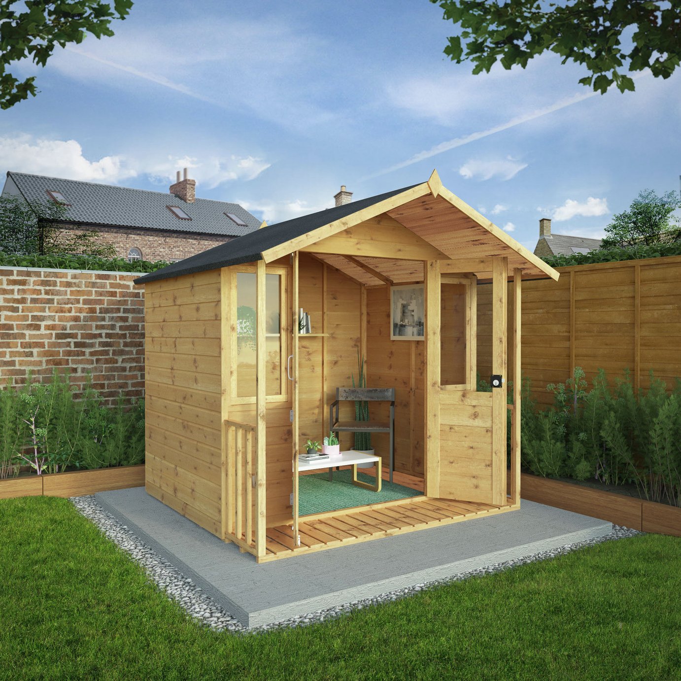 Mercia Wooden Summerhouse Veranda Reviews