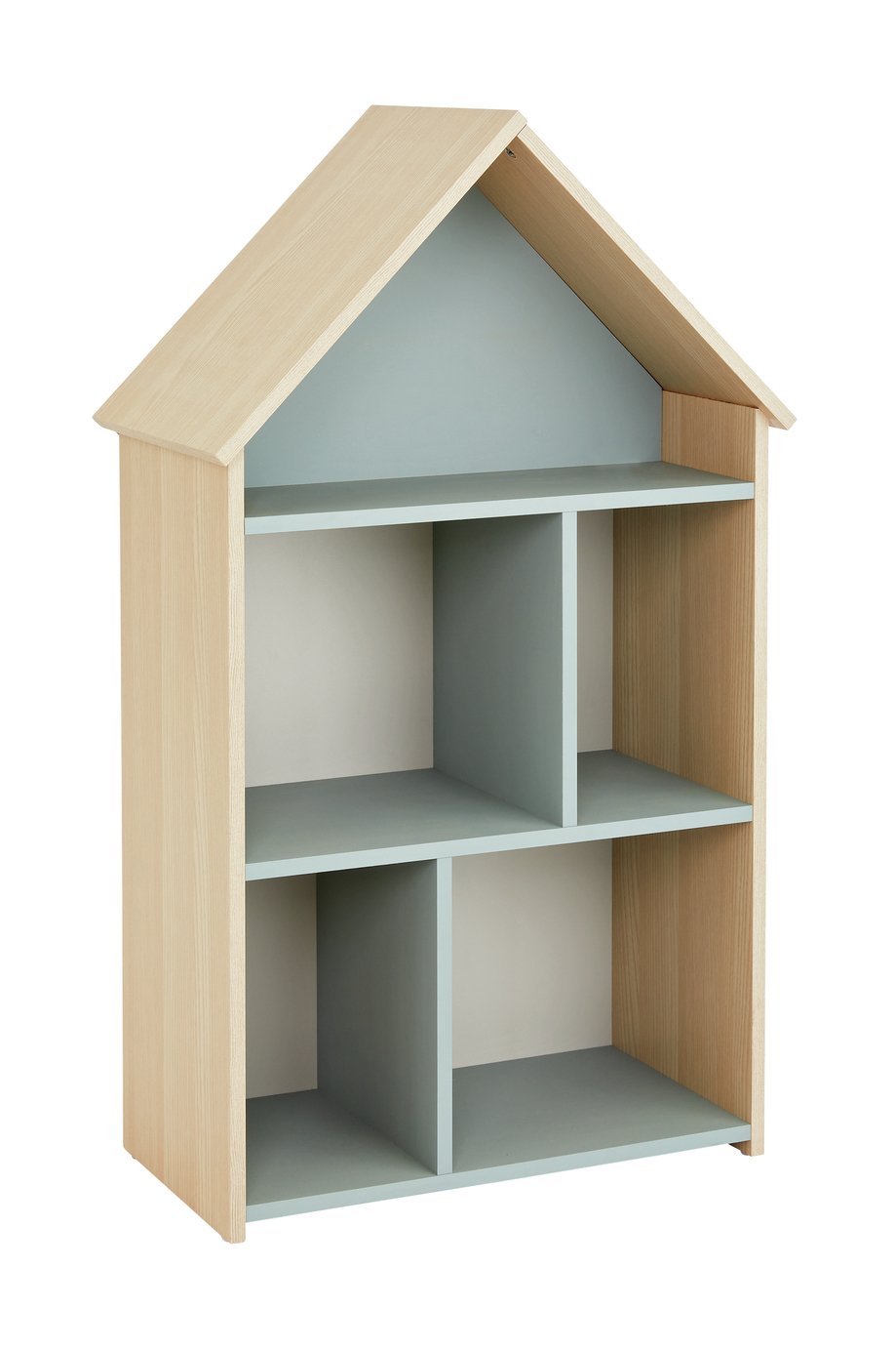 Argos Home Camden Blue & Acacia House Bookcase