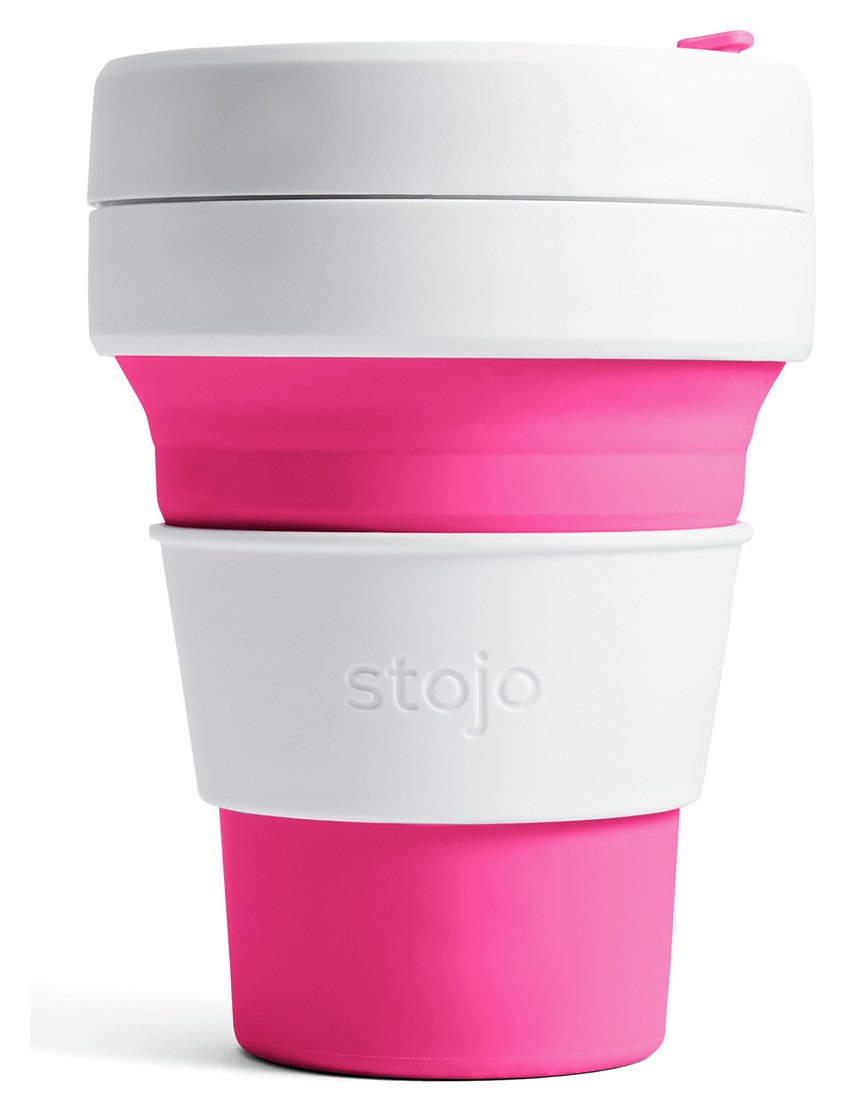 Stojo Pocket Cup 355ml - Pink