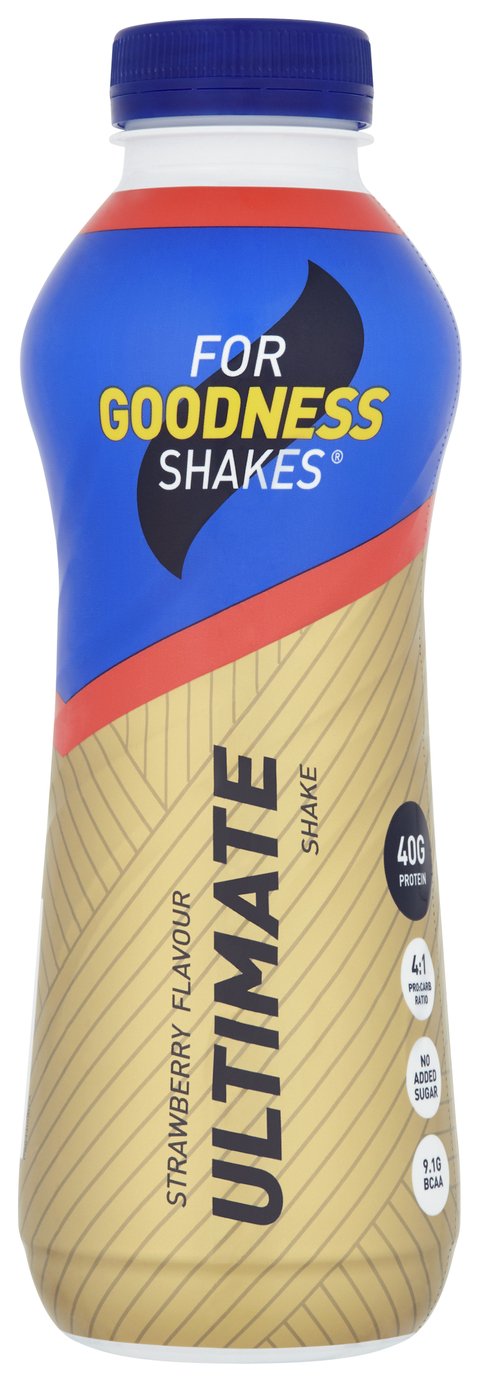 For Goodness Shakes Ultimate Strawberry Protein Shake x 10