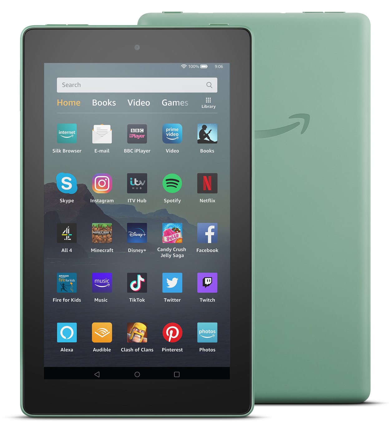 Amazon Fire 7 with Alexa 7 Inch 16GB Tablet Sage (8844282) Argos