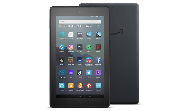 stap timer reputatie Buy Amazon Fire 7 with Alexa 7 Inch 16GB Tablet - Black | Tablets | Argos
