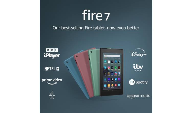 Buy Amazon Fire 7 With Alexa 7 Inch 16gb Tablet Black Tablets Argos