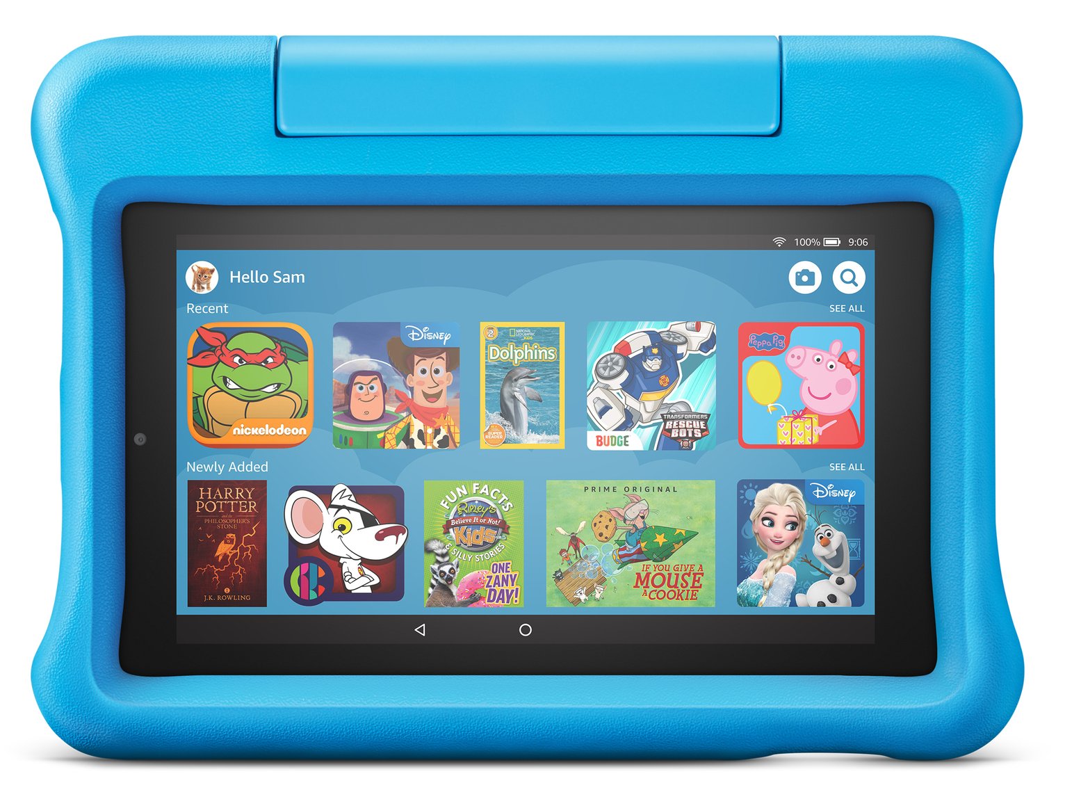 Amazon Fire 7 Kids 7in 16GB Tablet & Kid-Proof Case - Blue