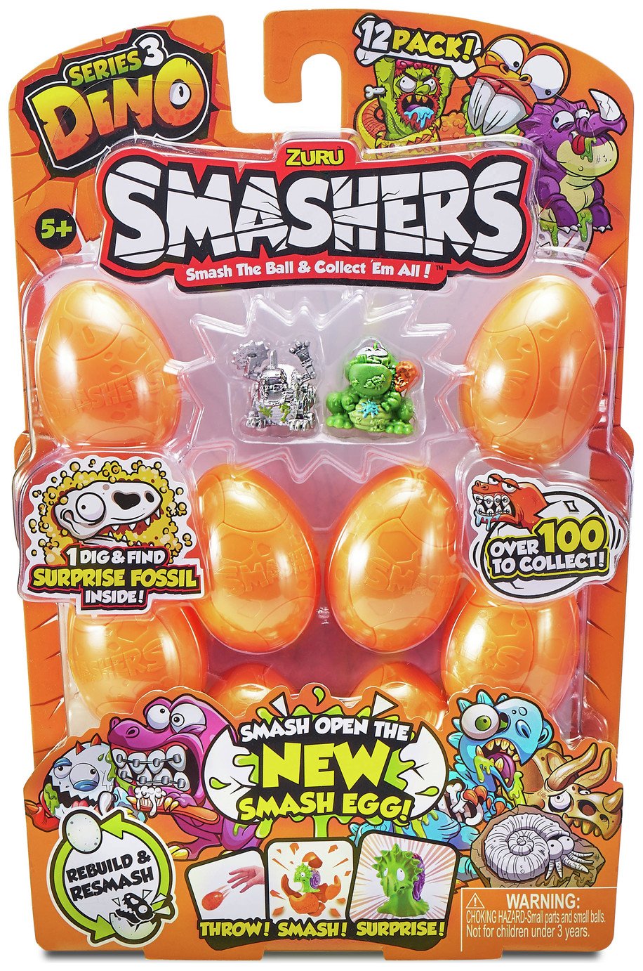 ZURU Dino Smashers 12 Pack Series 3