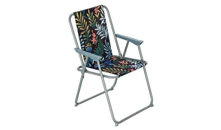 Argos Home Metal Folding Picnic Chair - Rainforest 0