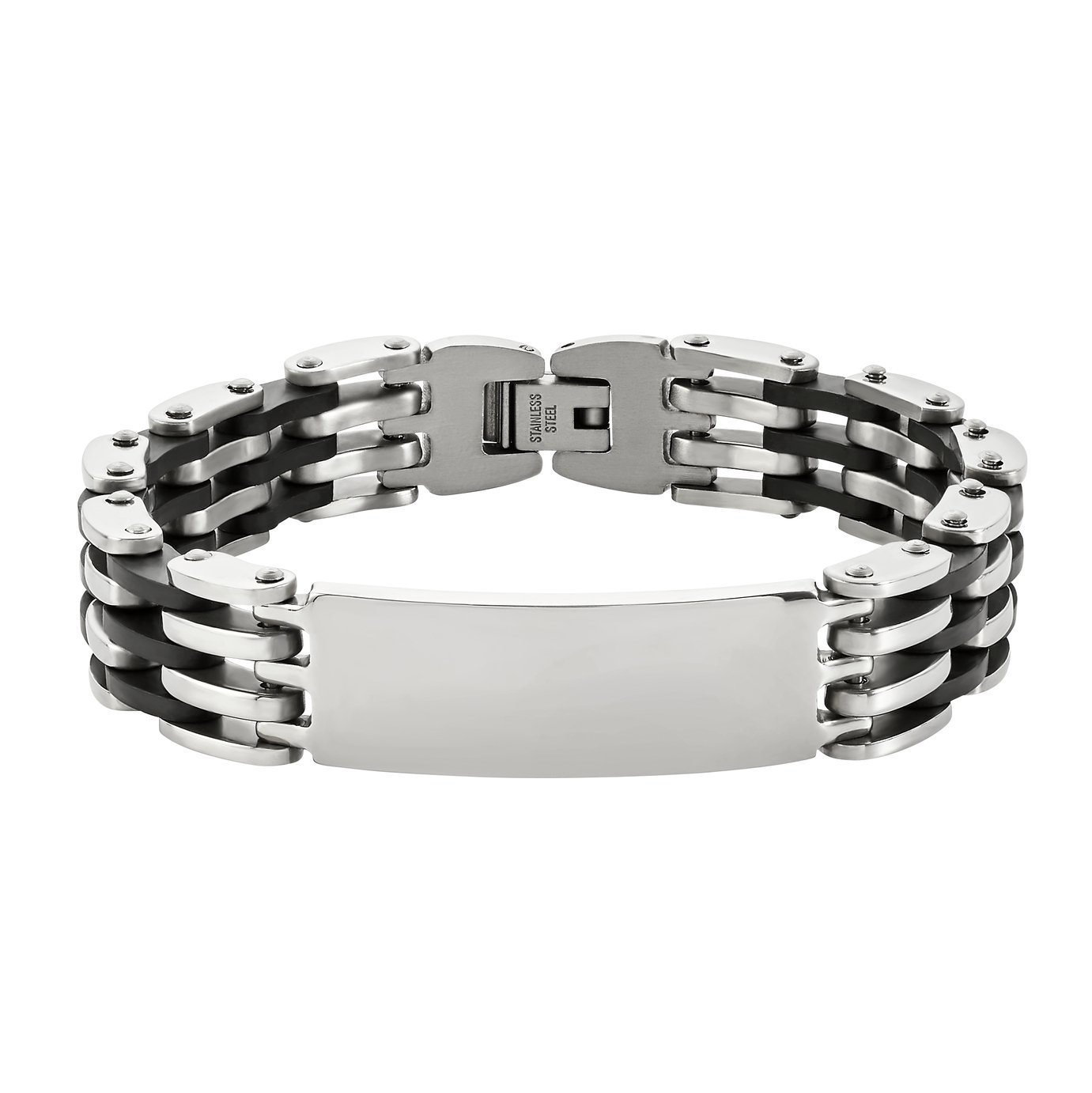 Revere Stainless Steel and Black ID Bracelet review