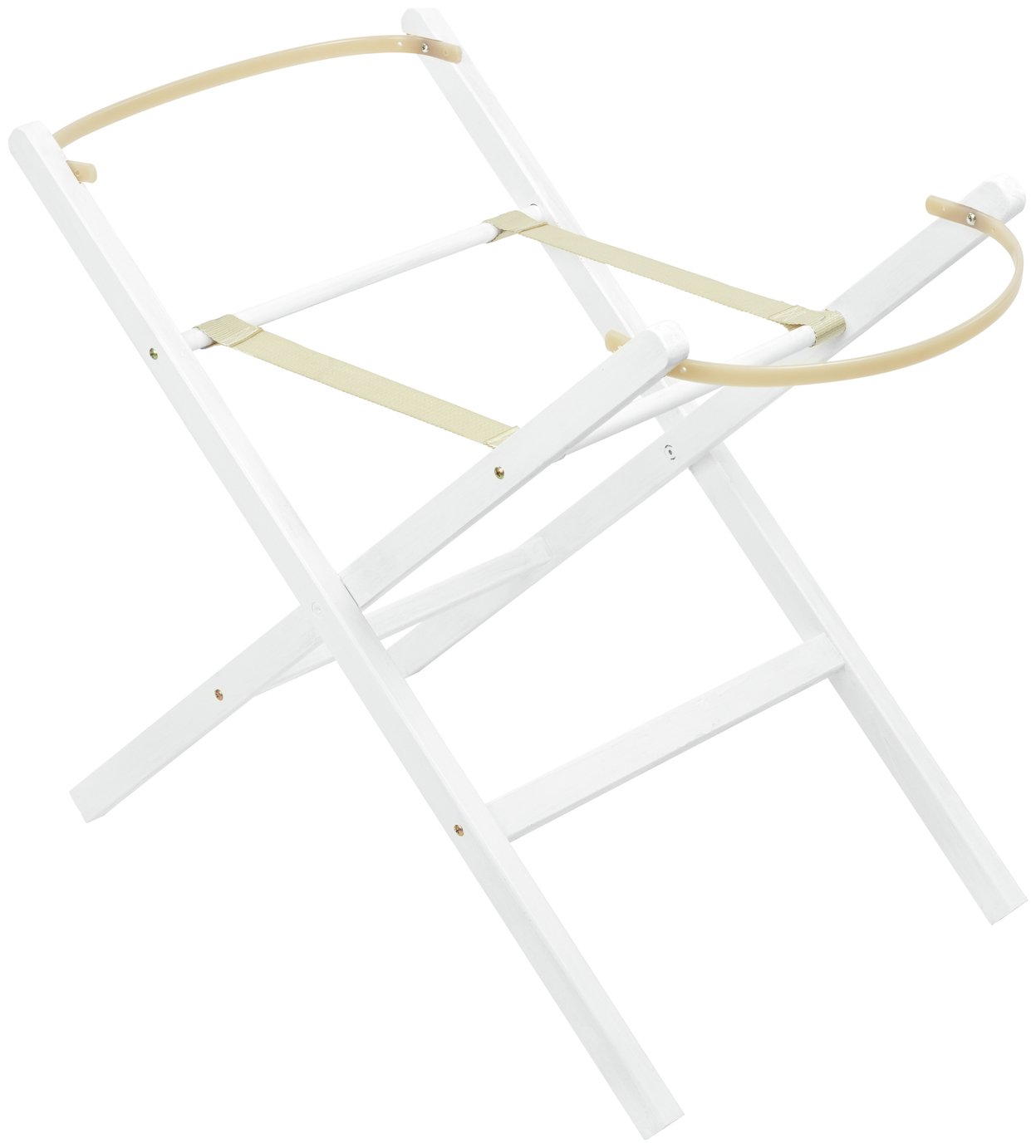 Cuggl White Folding Moses Basket