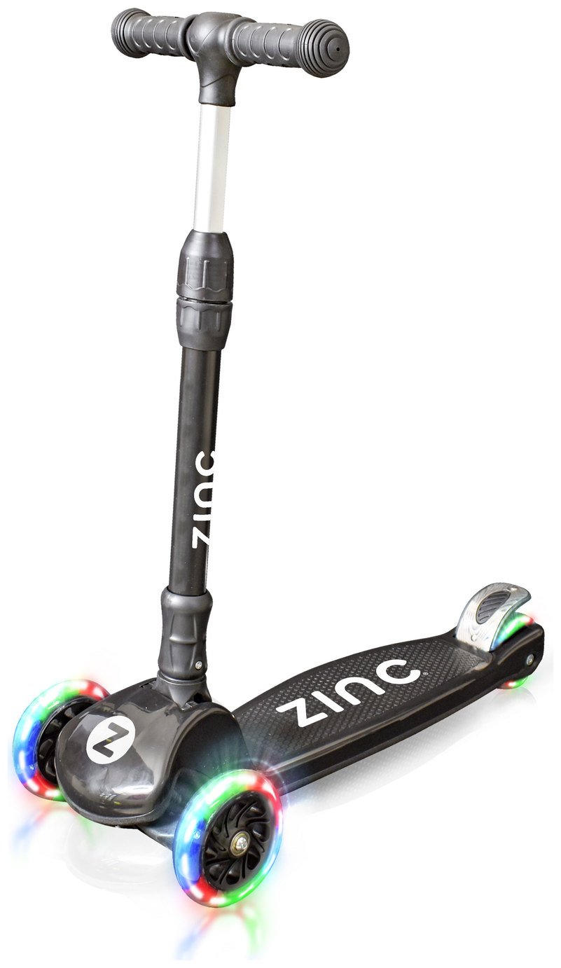 Zinc Black Folding T-Motion Tri Scooter