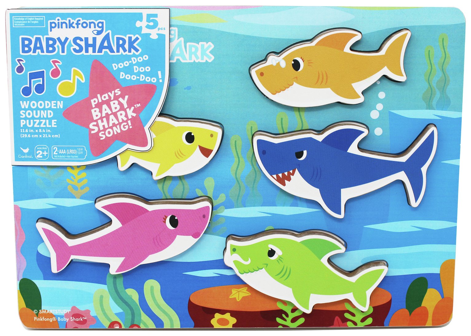 Baby Shark Chunky Wood Sound Puzzle Review