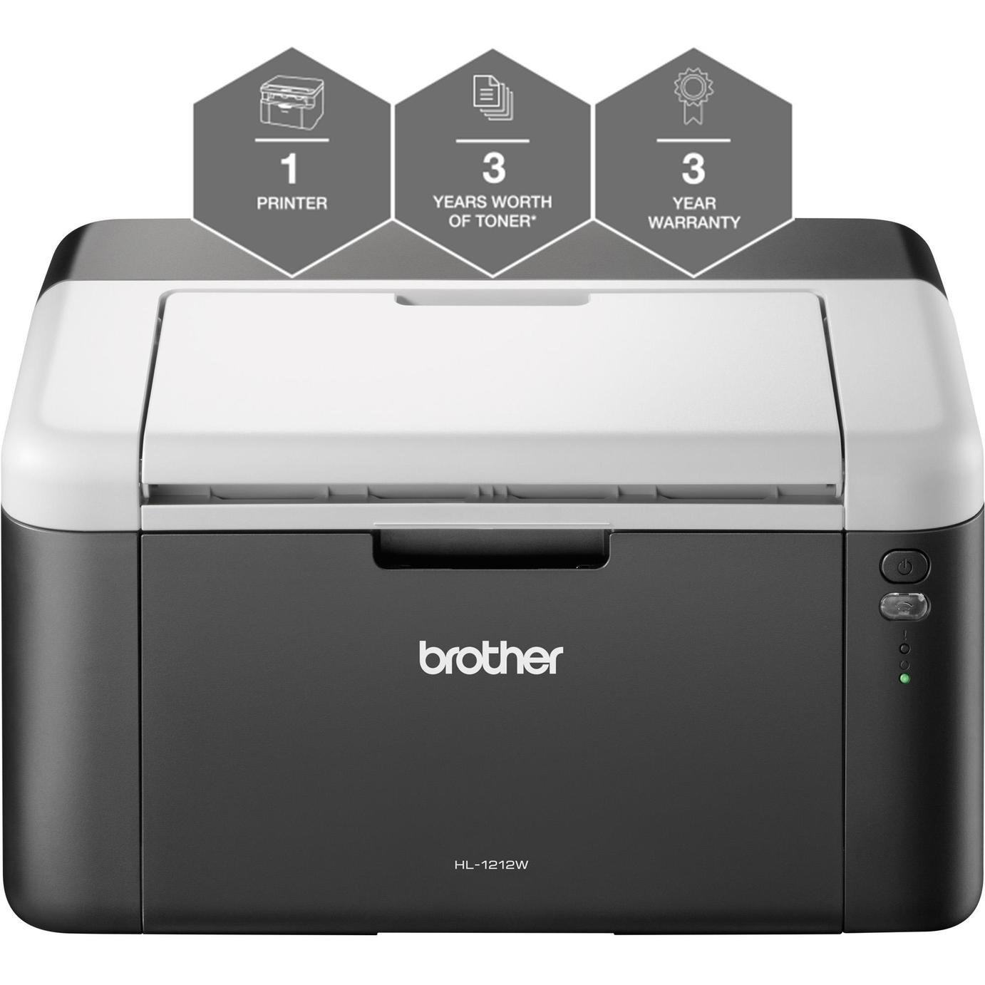 Brother HL-1212W All-in-Box Laser Printer & Toner Bundle Review