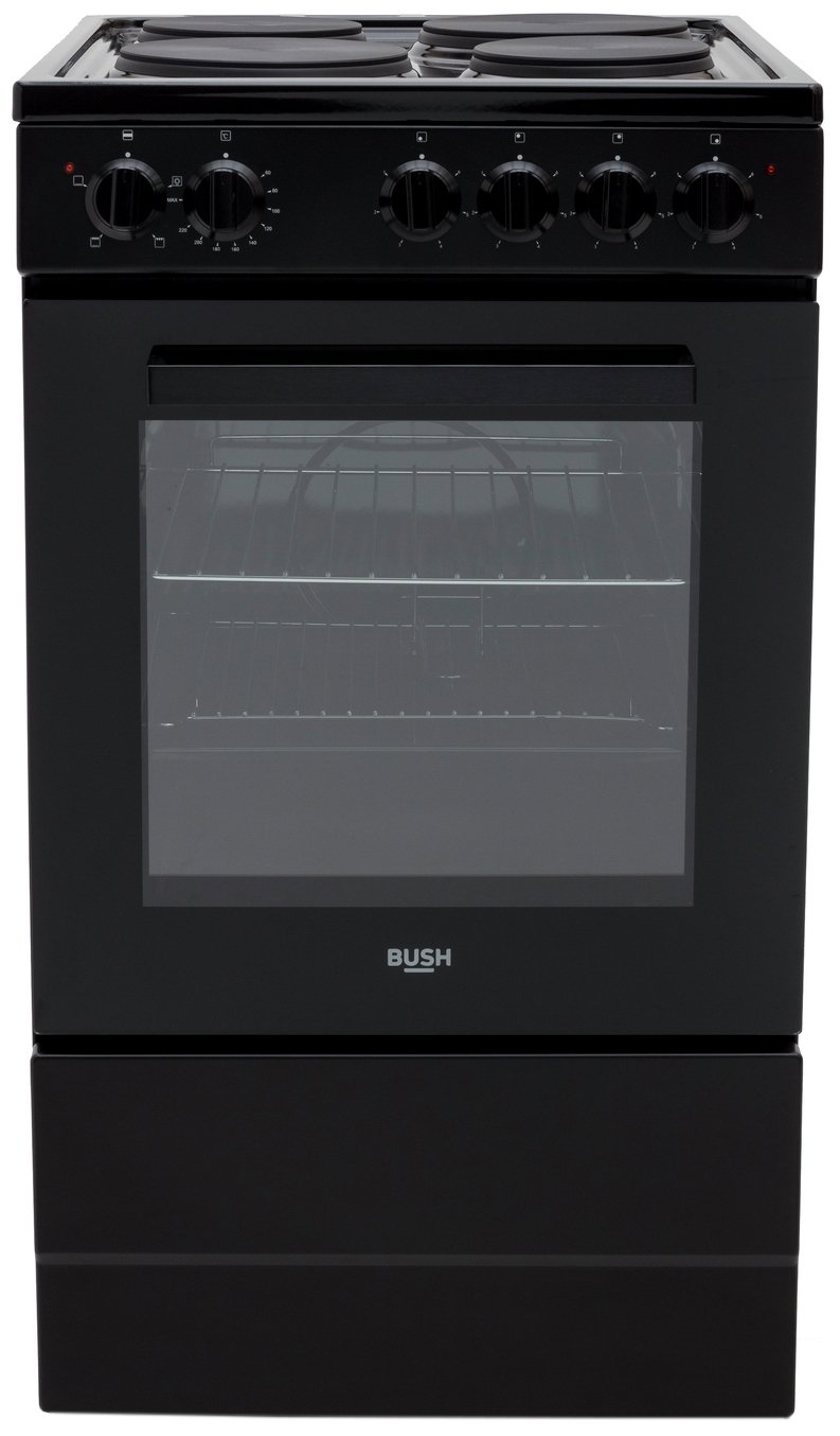 Bush BESAW50B 50cm Single Electric Cooker - Black