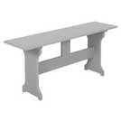 Buy Argos Home Haversham Corner Dining Set & Bench - Grey | Dining ...