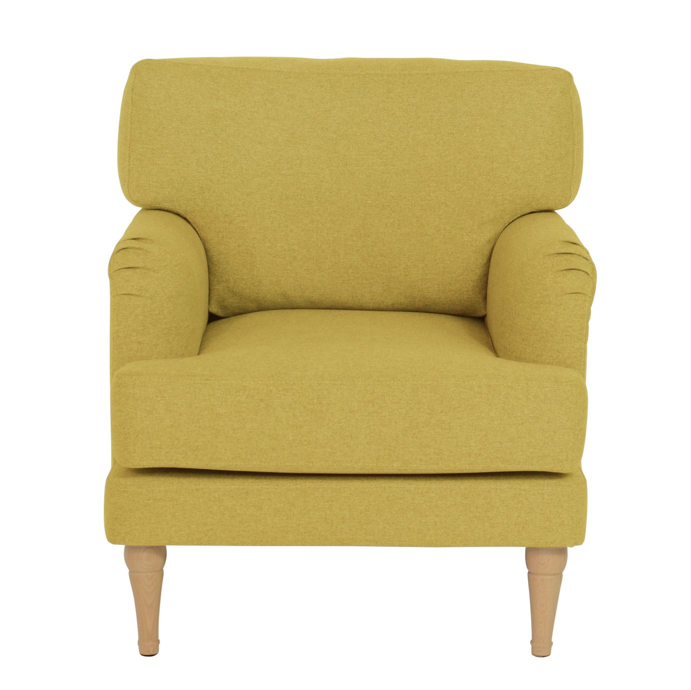 Argos Home Dune Fabric Armchair - Yellow