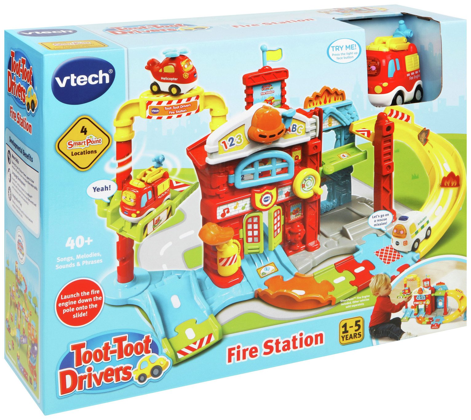 vtech fire station playset