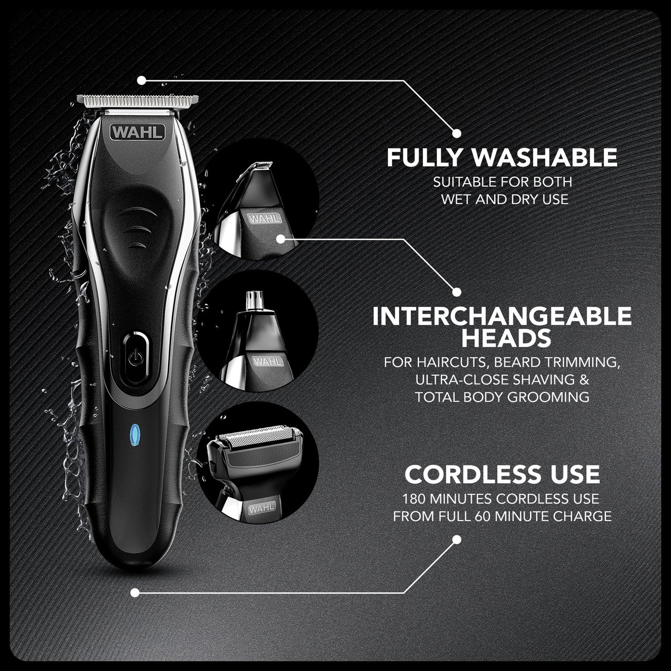 Buy Wahl Aqua Blade Beard Trimmer and Grooming Kit 9899-804X